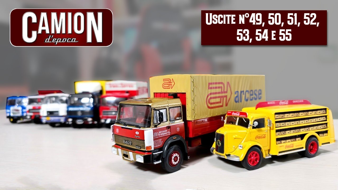 CAMION D'EPOCA De Agostini - Uscite 49, 50, 51, 52, 53, 54 e 55