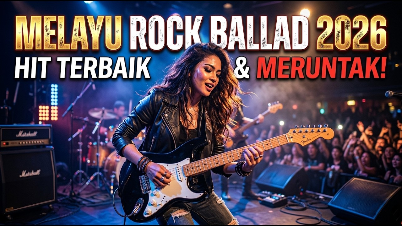 Rock Ballad Melayu FULL LIRIK | Lagu Galau, Cinta & Kehilangan
