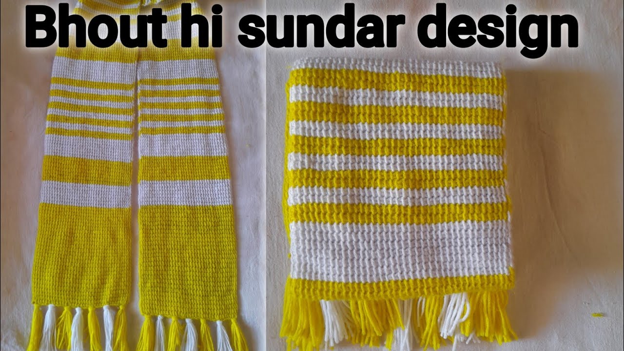 Men trending muffler design//muffler design//nishu crochet art