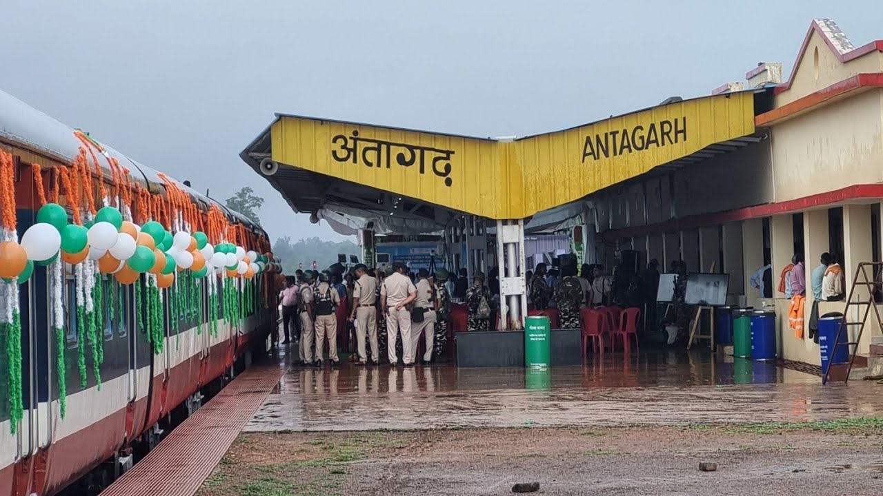 ANTAGARH TO RAIPUR NEW DEMU INAUGURAL RUN VIDEO ll #railway