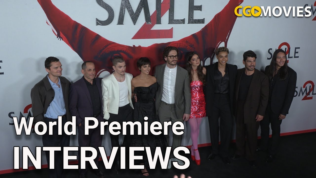 Smile 2 World Premiere Interviews - Naomi Scott, Parker Finn & More | Hollywood, October 14, 2024