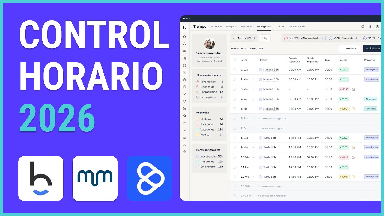 Cómo llevar el Control Horario en 2026 (y evitar multas)
