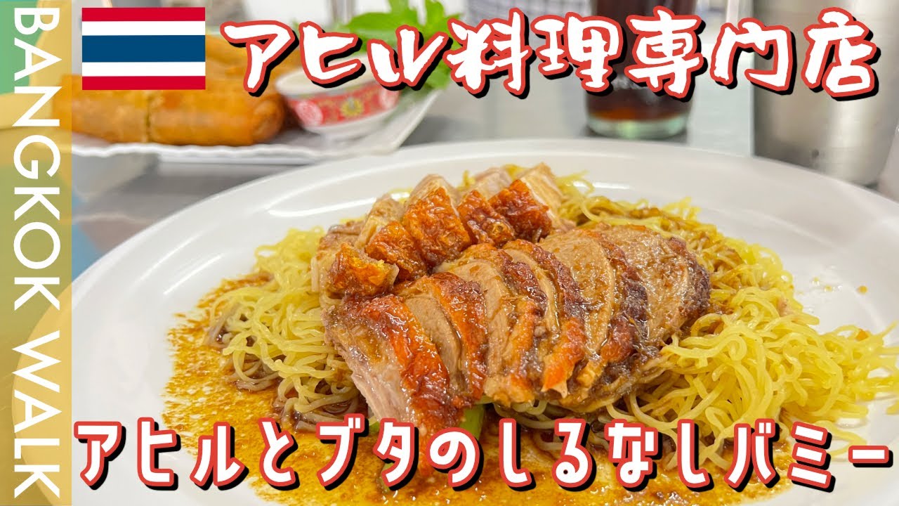【復活】アヒル料理専門店の汁なしバミーうますぎる