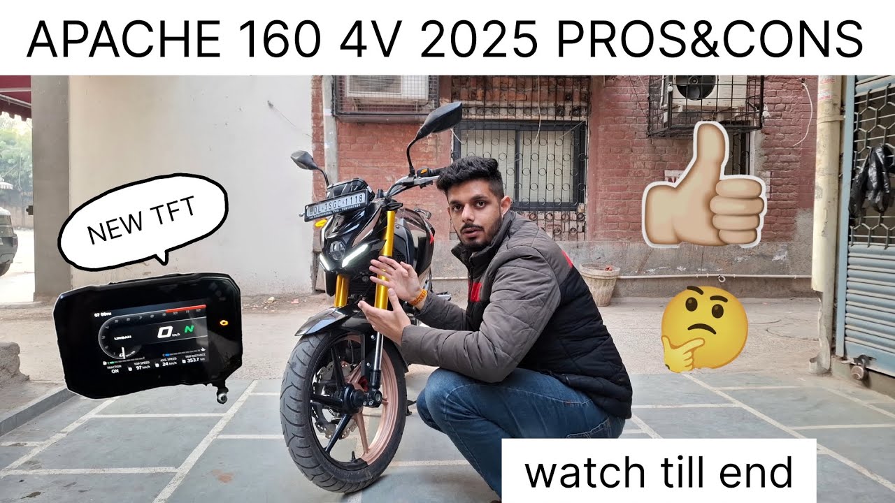 APACHE 160 4V AE PROS &CONS //FULL DETAIL #WATCH TILL END 