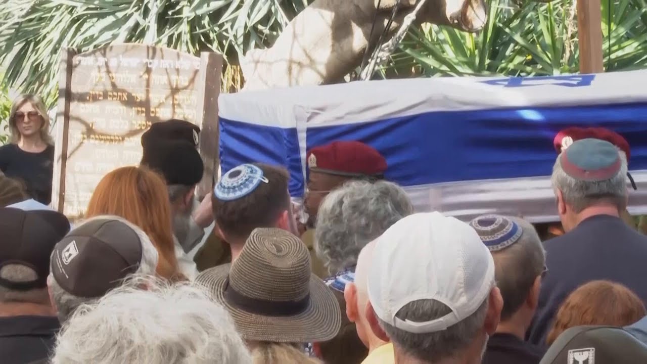 Funeral of former Israeli military chief's son killed in Gaza