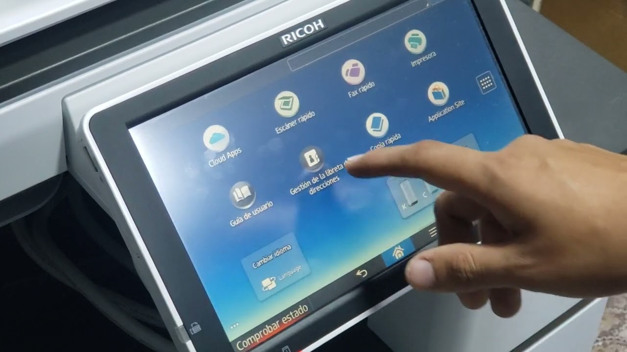 INSTALAR USUARIOS POR CODIGO / USUARIO Y CONTRASEÑA - RICOH PANTALLA ANDROID