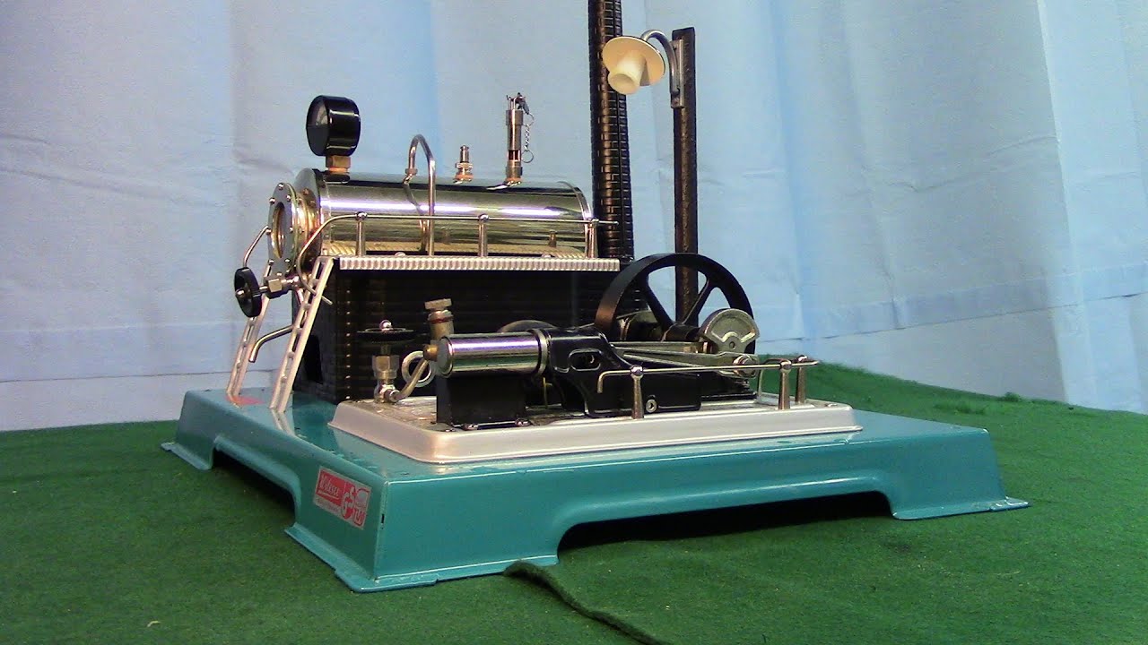 Review and Running a Wilesco D-18 mini Steam Engine power plant on Live Steam
