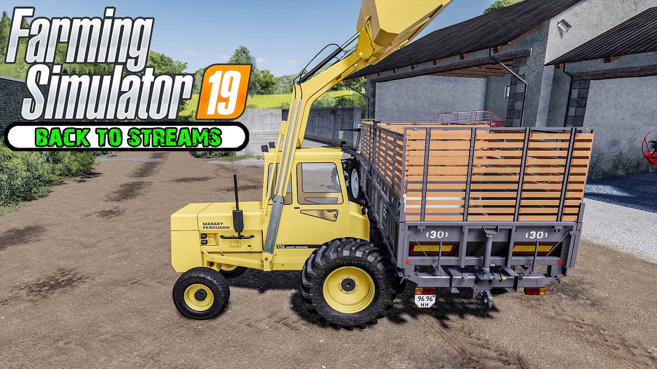 First Harvest, collecting SILAGE ★ Farming Simulator 2019 timelapse ★ Old Streams farm ★ 6