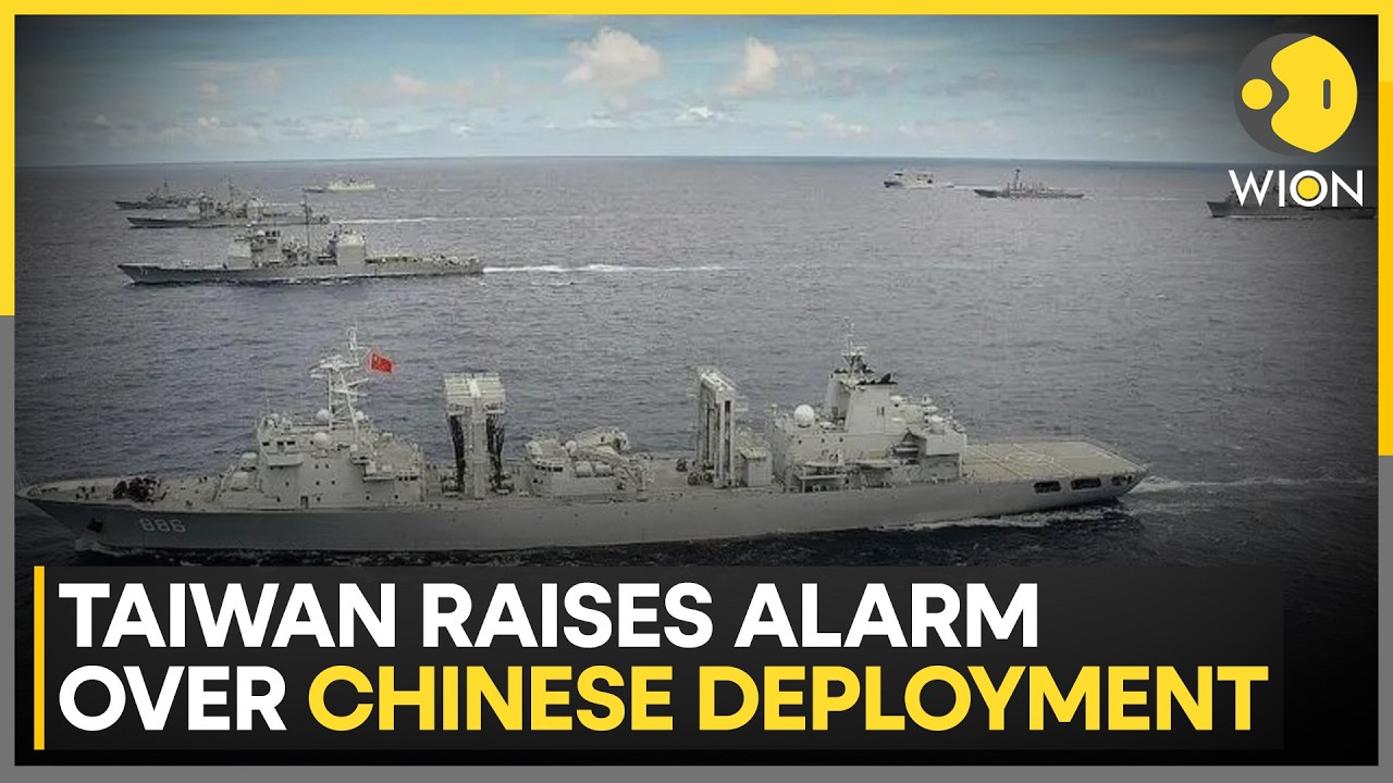 Taiwan Claims It is Tracking More Than 100 Chinese Vessels | WION NEWS