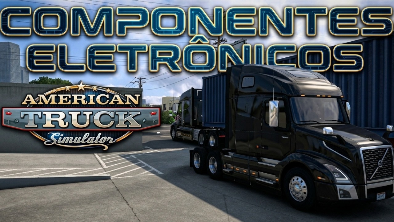 AMERICAS TRUK COMPONENTES ELETRONOCOS #eurotrucksimulator2 #ats143