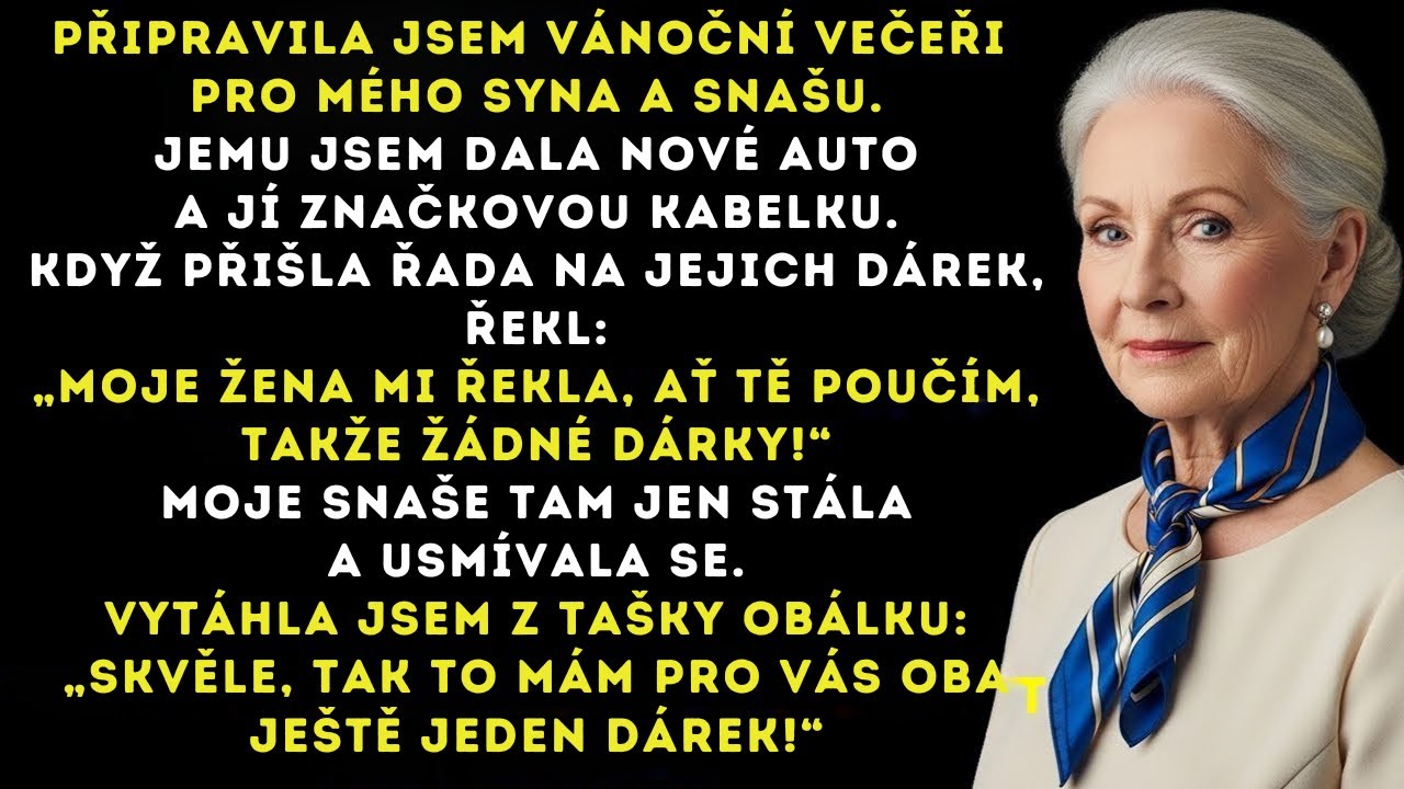 Můj syn dostal nové auto a pak řekl: „Žádné dárky“! On mě chce poučit na Štědrý večer?!