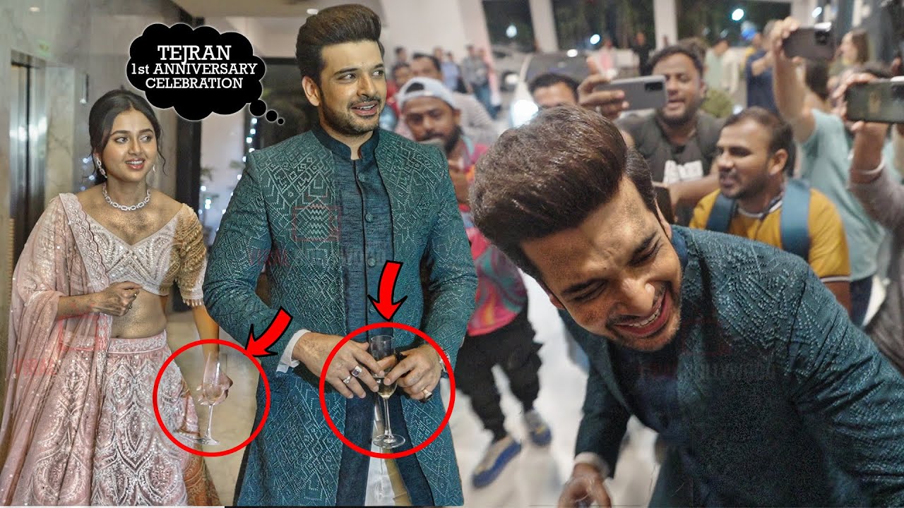 Tejran Burst Out in Laugh | Tejasswi Prakash and Karan Kundrra Leaving from Tseries Diwali Party
