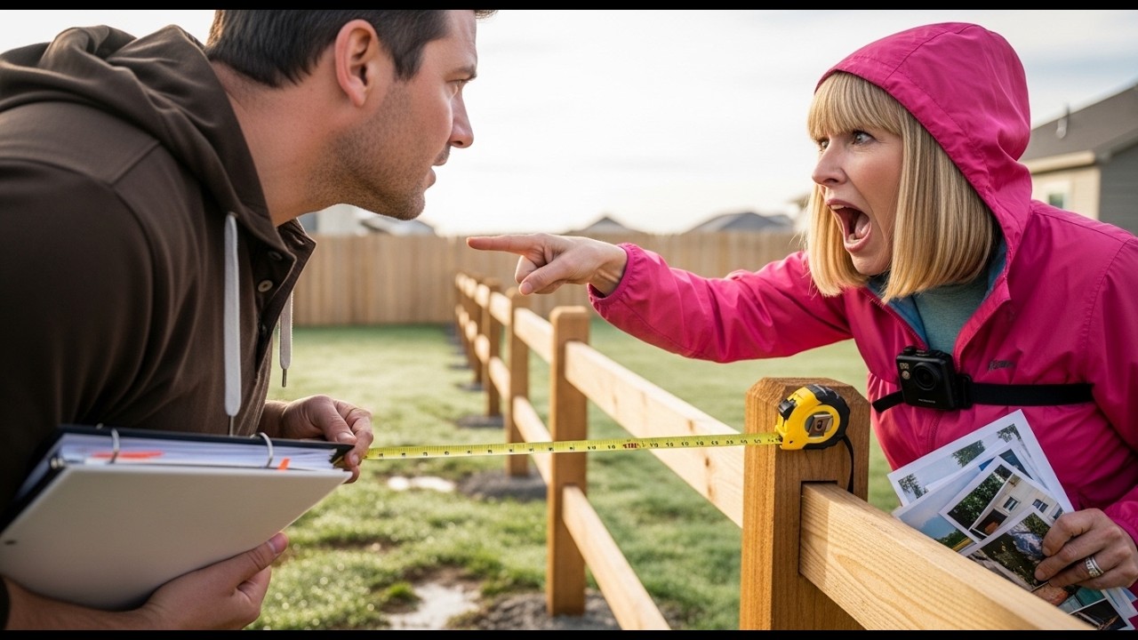 The Survey Revealed My Fence Was Legal And The HOA President Lost Her Mind