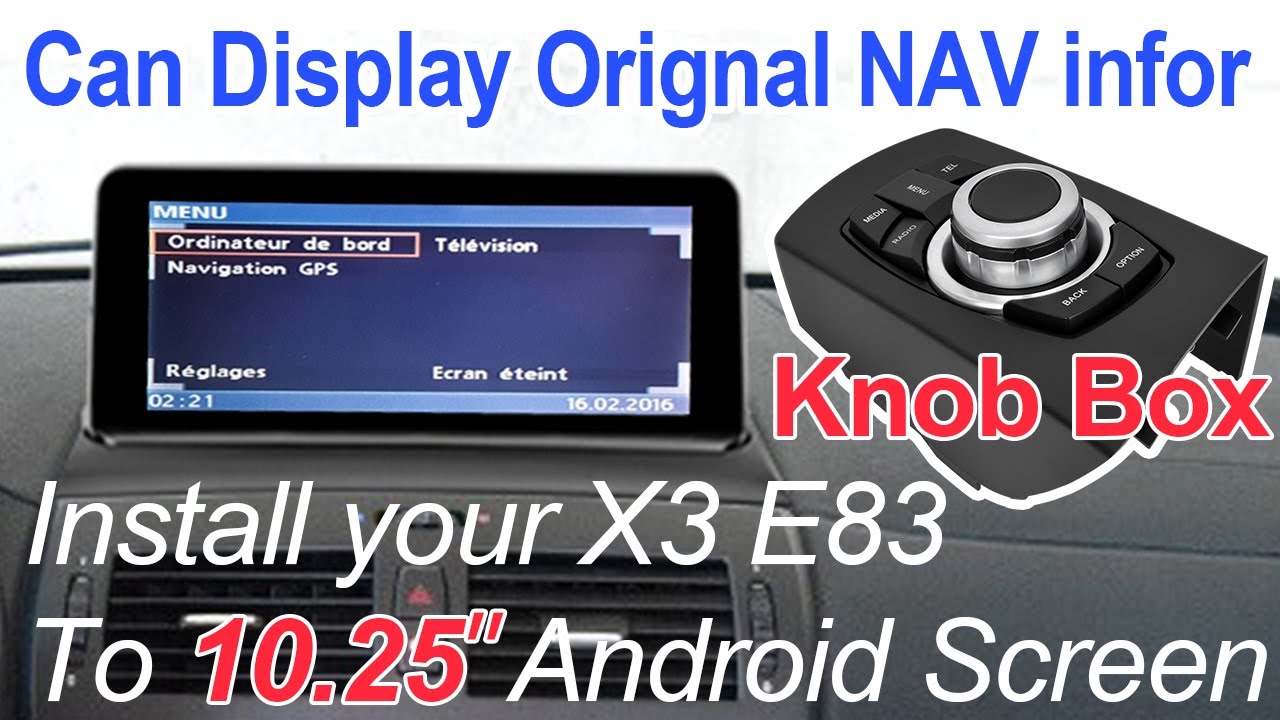 Как установить мультимедиасистему Qualcomm Android на BMW X3 E83, которая поддерживает оригинальн...