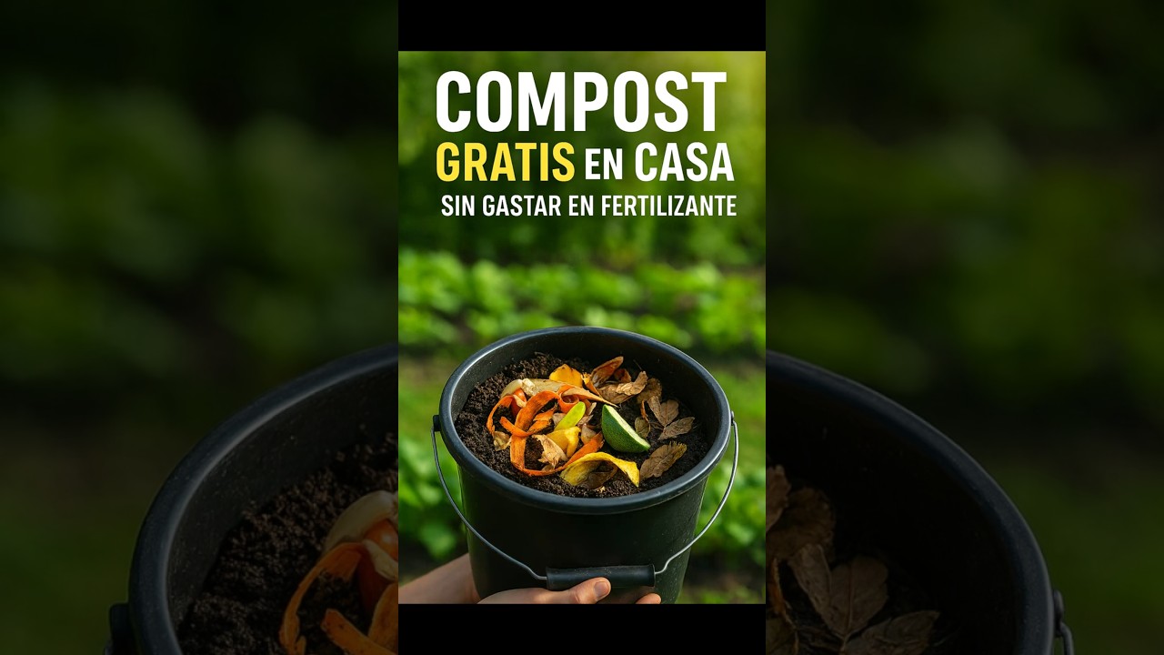 &iquest;Abono Gratis en una Maceta As&iacute; lo Hago yo sin Compostera Cara 💰 #CompostajeEcon&oacute;mico