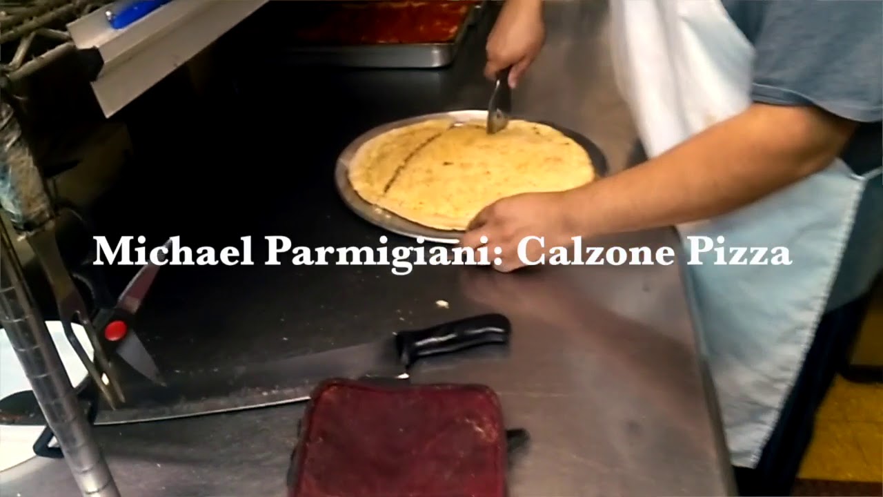 Chef Michael Parmigiani shows us his Calzone Pizza