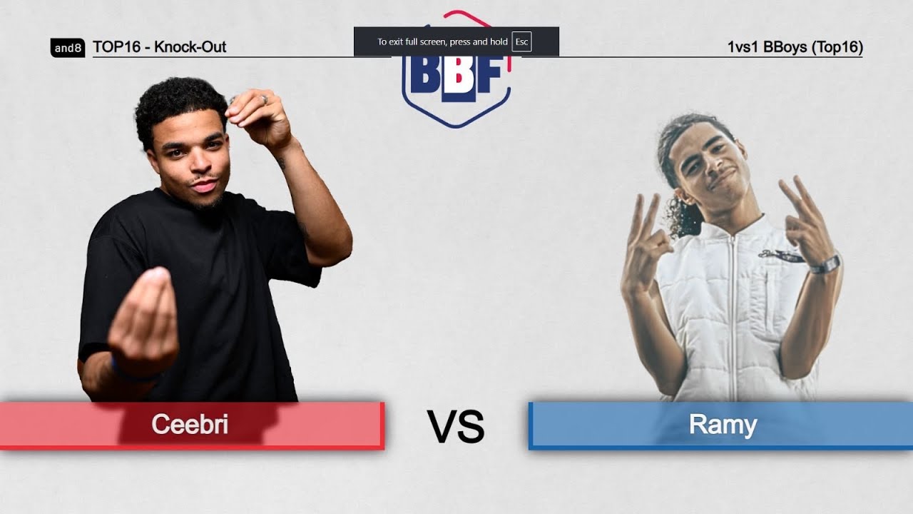 Top 4 I Bboy France I Ceebri vs Ramy