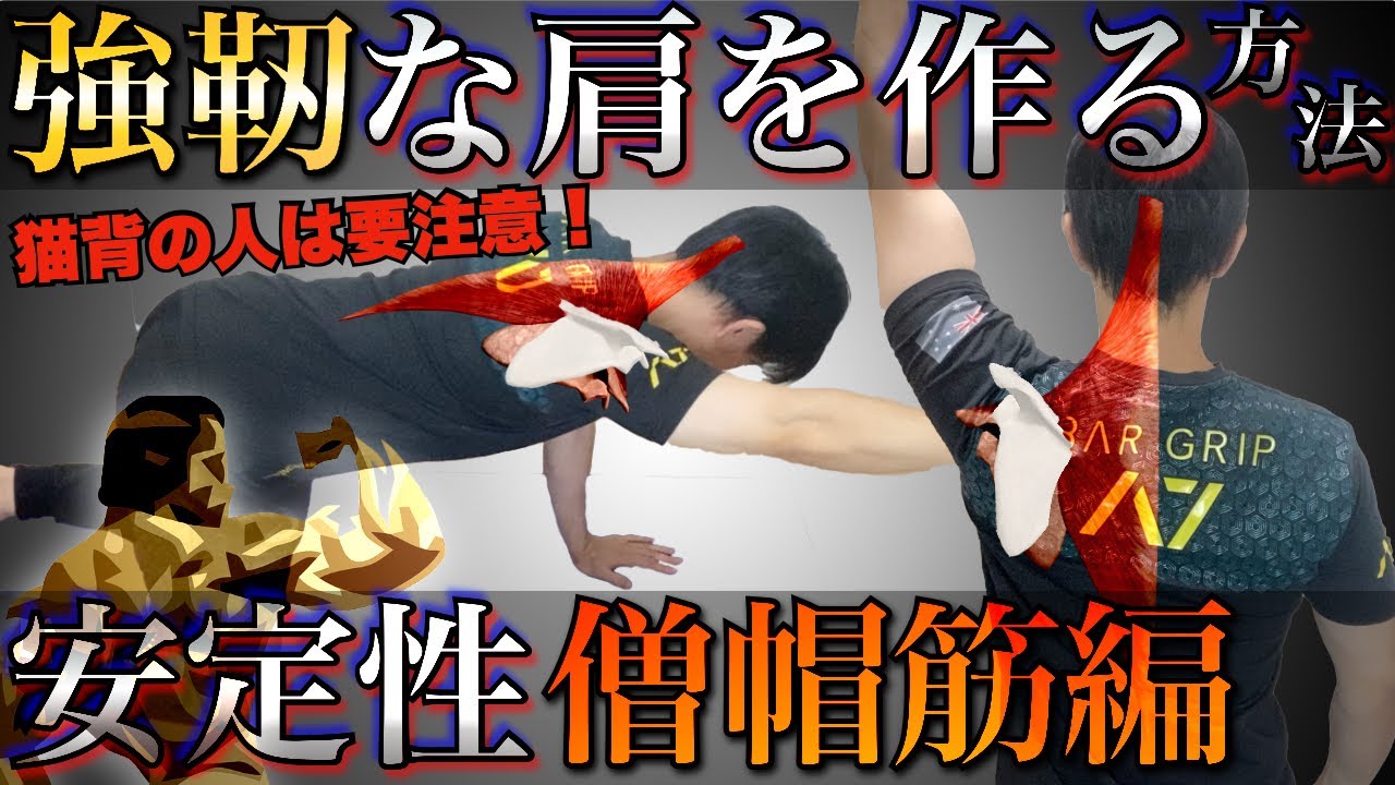 【インピンジメント症候群の治し方】肩甲骨の安定化エクササイズ続編