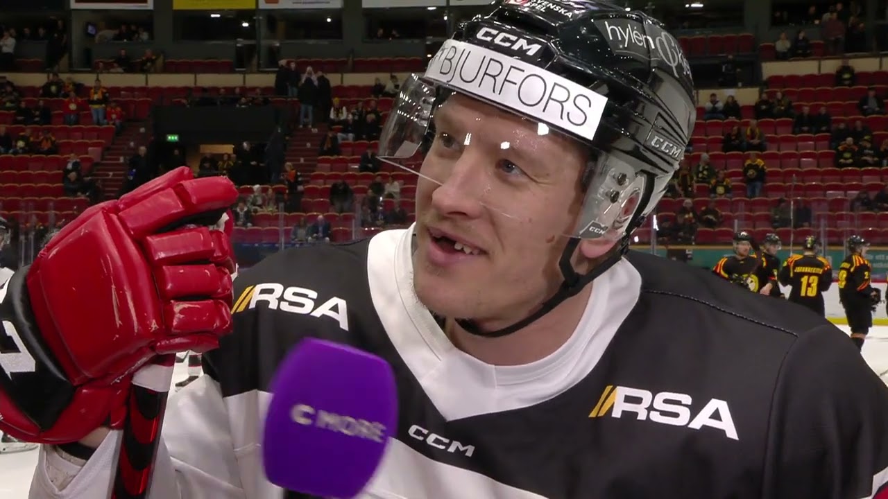 Emil Sylvegårds klassiska intervju inför negativa kvalet 2023 | Brynäs IF - Malmö Redhawks