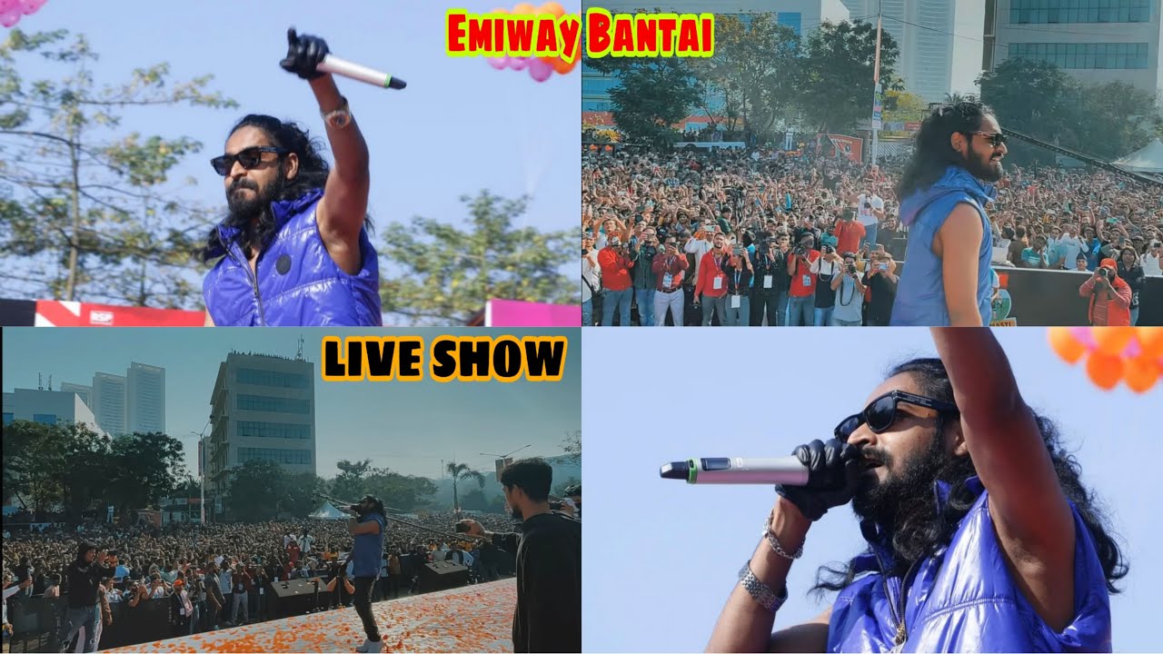 Emiway Bantai Live Concert 🔥In Mumbai (Malad Masti)