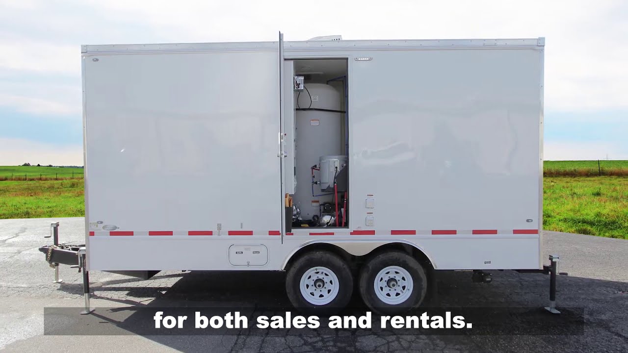6 Station Portable Restroom Trailer | Classic Series
