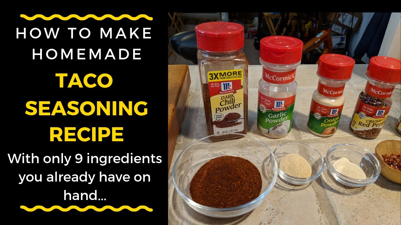 How to Make Taco Seasoning at Home