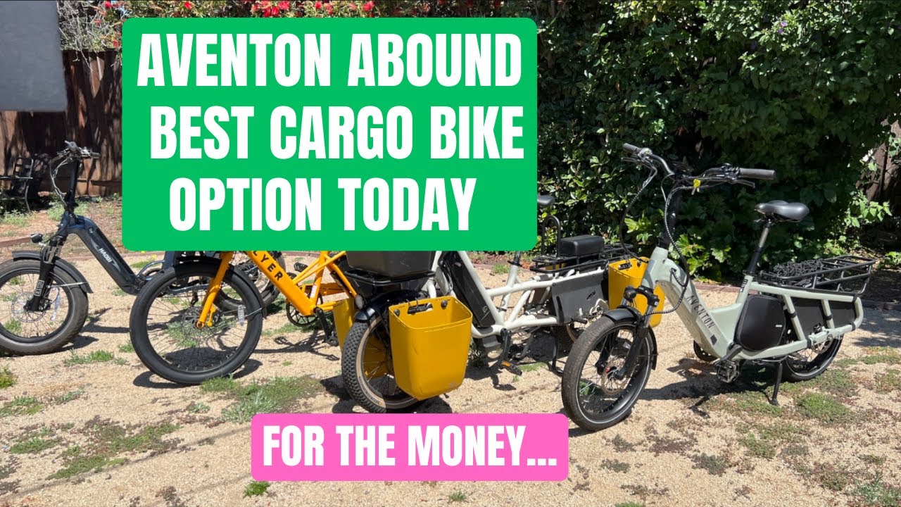 Aventon Abound Review - best value cargo bike with great torque and handling