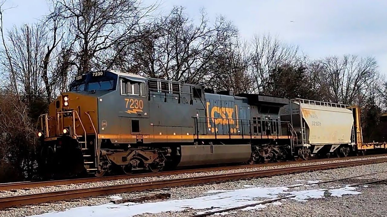 CSX Northbound General Manifest X808 w/DPU Brentwood, TN 02/01/26