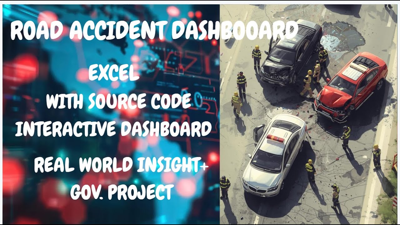 Road Accident Analysis Dashboard using Excel | Complete Project with Source File