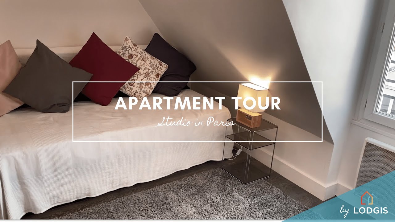 Apartment Tour // Furnished  23m2 in Paris – Ref : 11120490