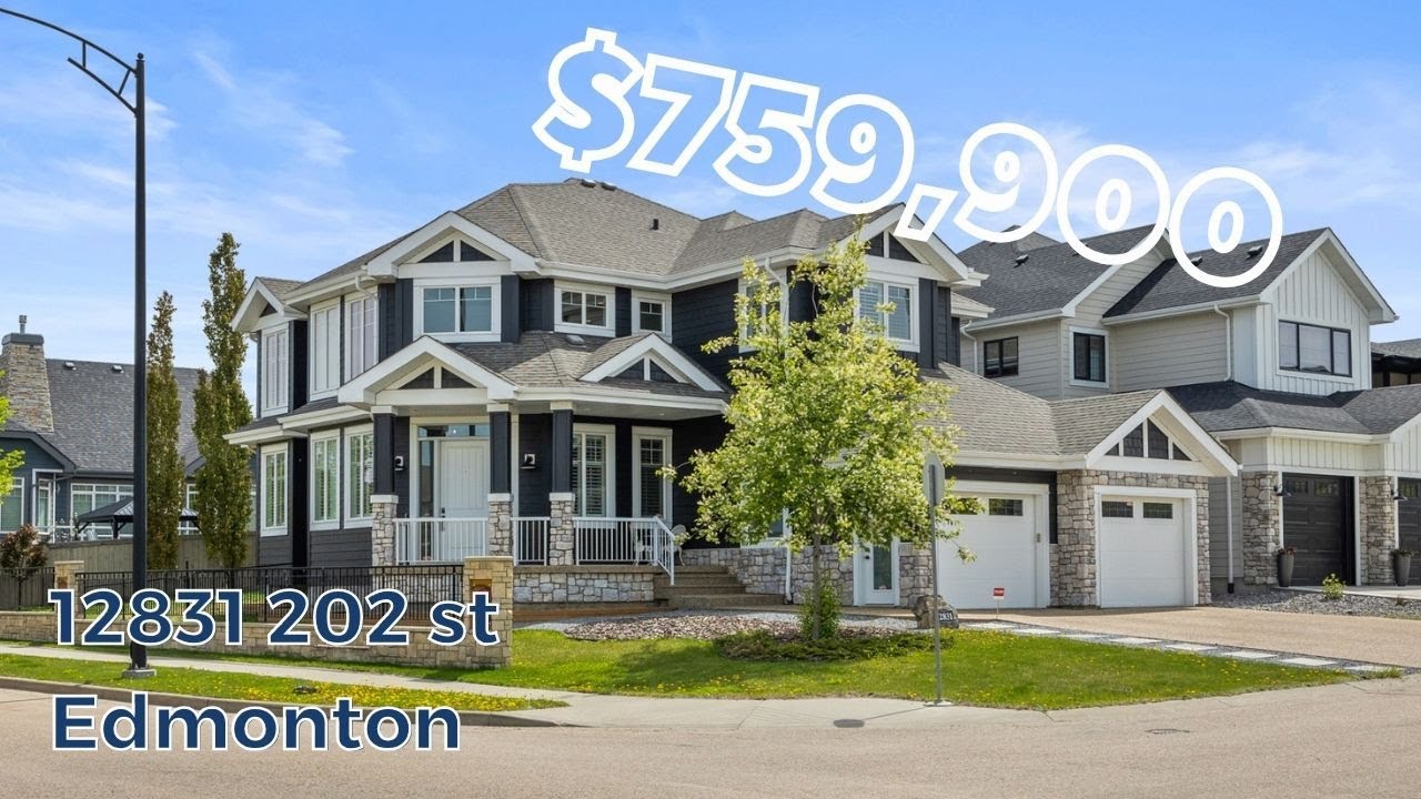 Stars Lottery Dream Home in Trumpeter! 12831 202 St