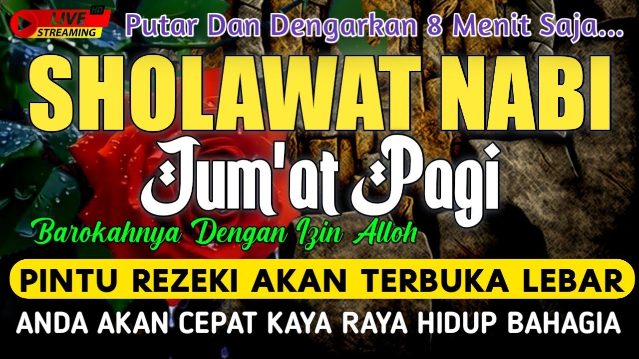 SHOLAWAT PENARIK REZEKI PALING DAHSYAT, Sholawat Nabi Muhammad SAW, SALAWAT JIBRIL PALING MERDU