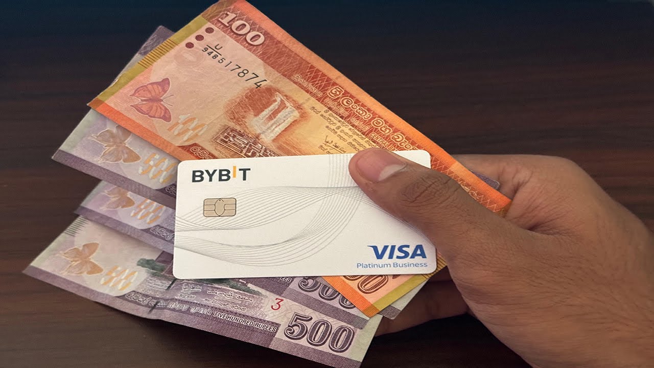 GETTING CASH FROM BYBIT VISA CARD SRI LANKA