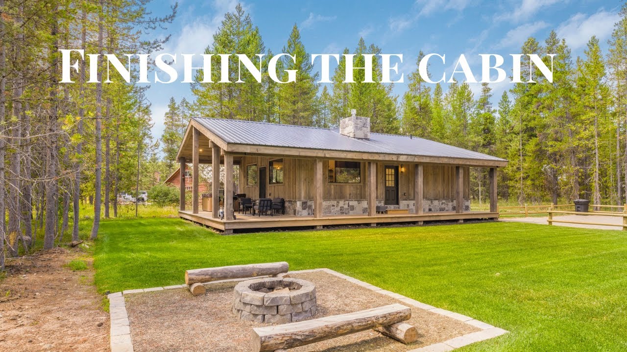 Timelapse finishing up our cabin in Island Park!