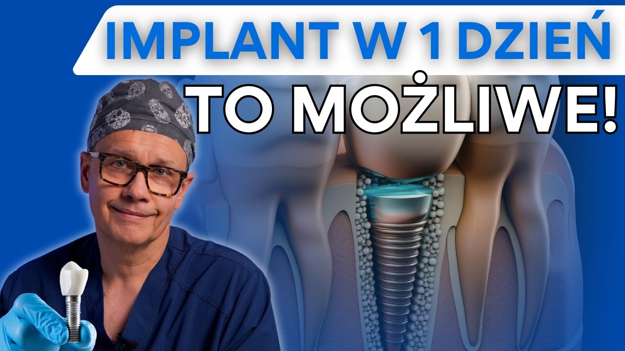Ząb i IMPLANT na 1 WIZYCIE? Jak działa implantacja natychmiastowa