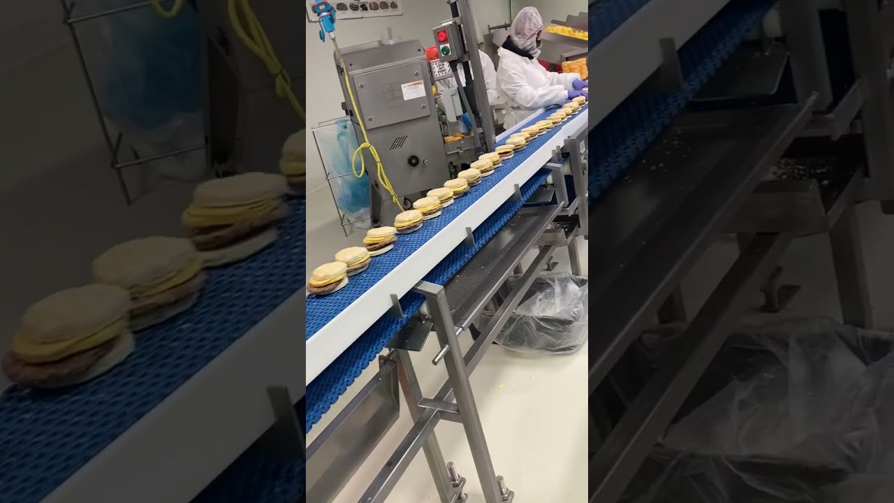 Breakfast Sandwich Wrapping Line