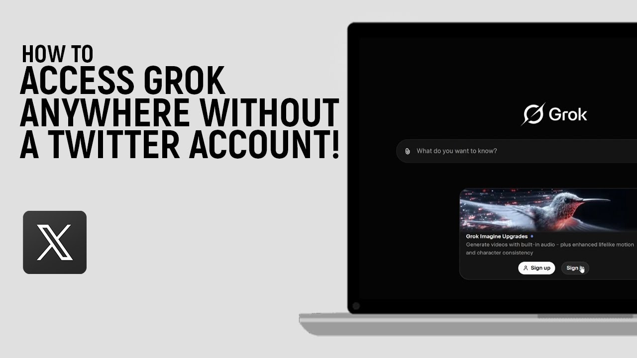 Как получить доступ к Grok где угодно без учетной записи Twitter [просто]