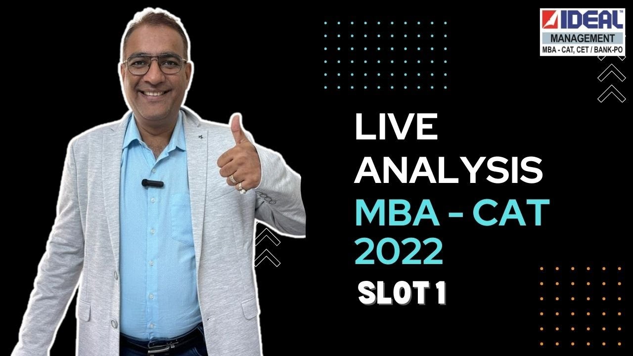 CAT 2022 Slot 1 live analysis