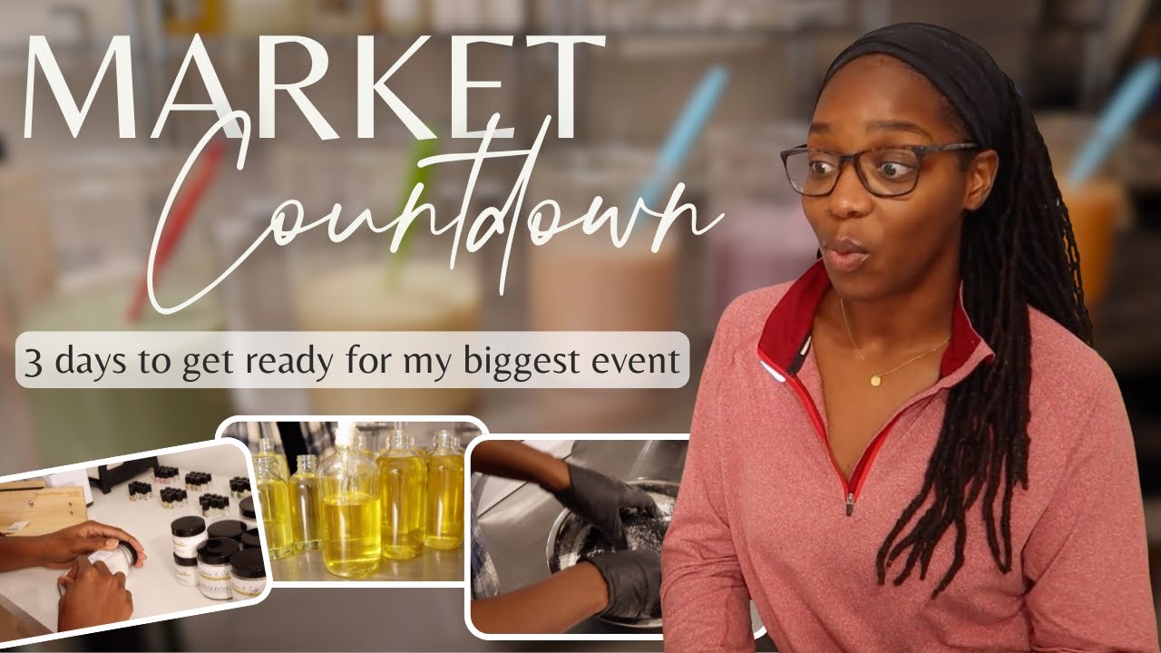 Prep with me for the BIGGEST vendor market I've ever done | Studio Vlog 033