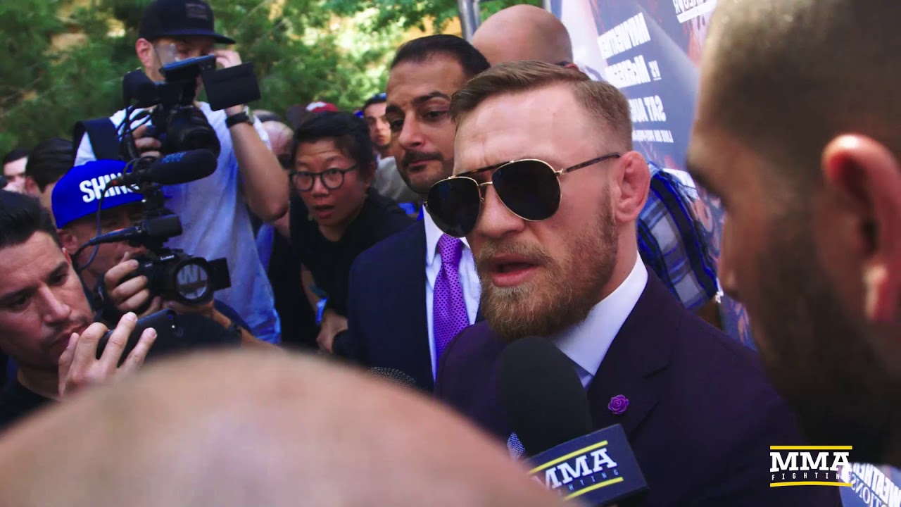 Conor McGregor Discusses Run-In With Team Mayweather Prior to Grand Arrivals - MMA Fighting