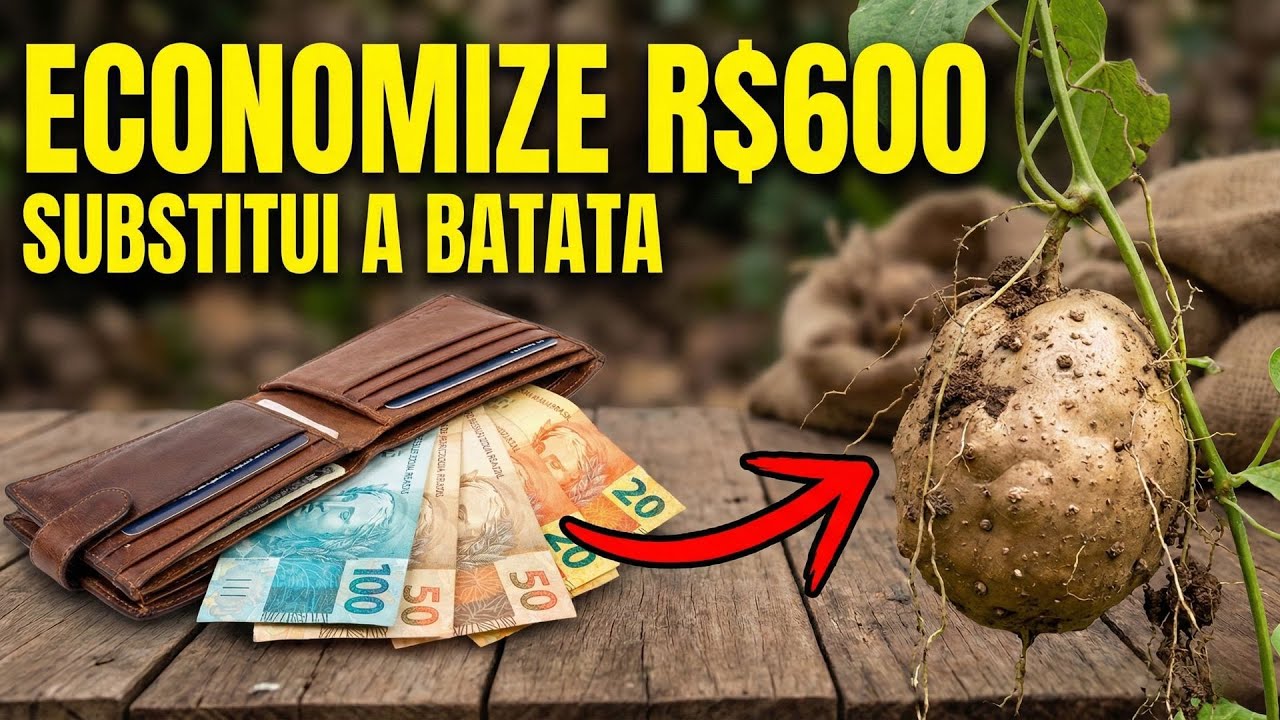 Economize R$600 no Mercado: A Planta que Cresce Sozinha e Substitui a Batata