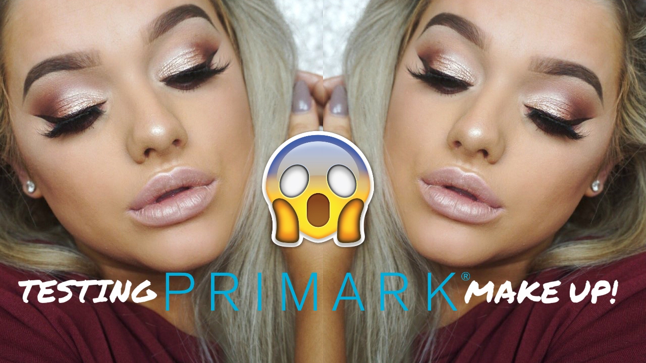 TESTING PRIMARK MAKE UP! Affordable, GLAM Look! | Rachel Leary AD