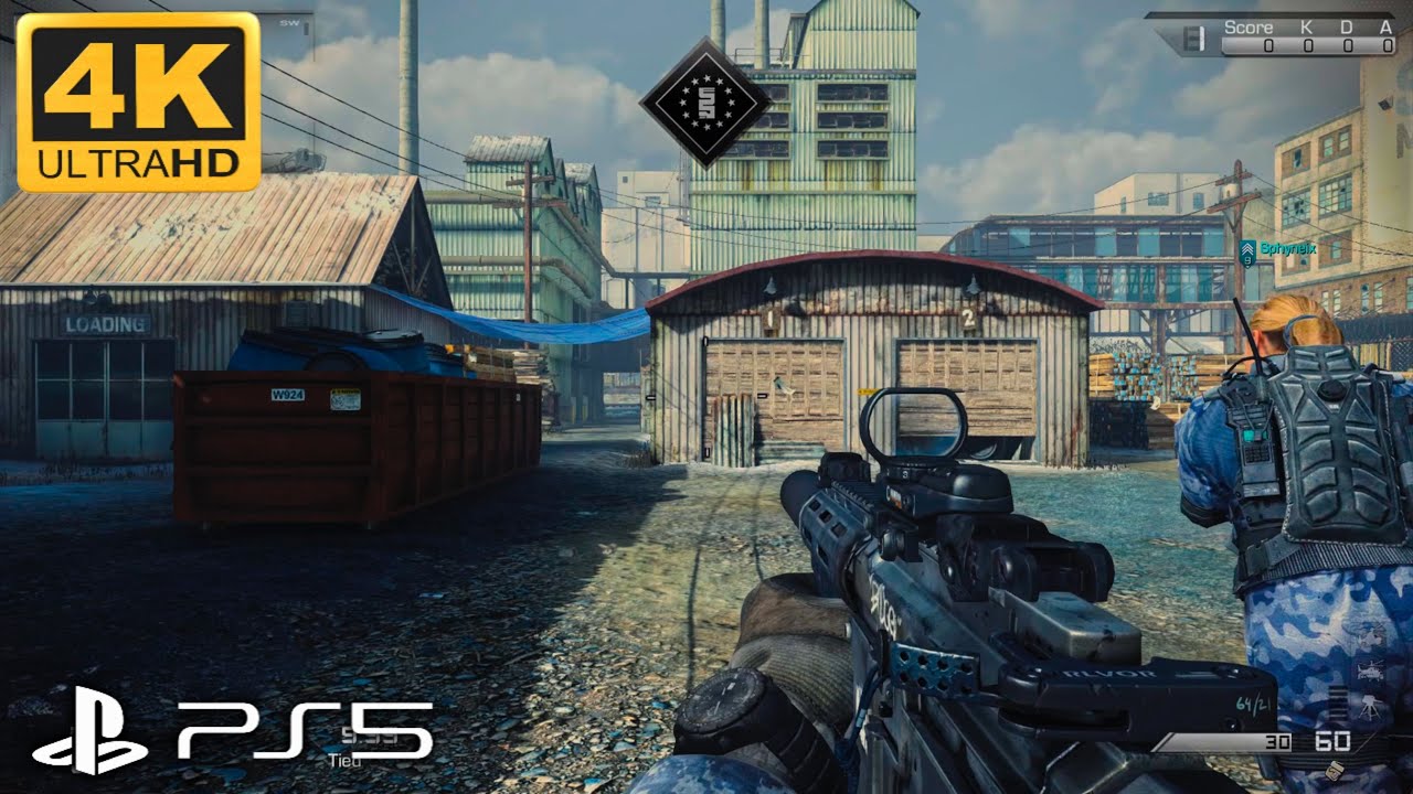Call of Duty: Ghosts Team Deathmatch Multiplayer PS5 Gameplay 4K (No Commentary)