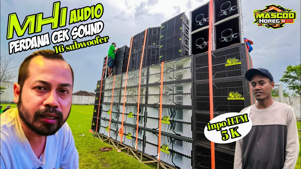 LOADING BREWOG GANK‼️MHI AUDIO PERDANA CEK SOUND 16 SUBWOOFER 💥 #horegg #brewogaudio #soundsystem 