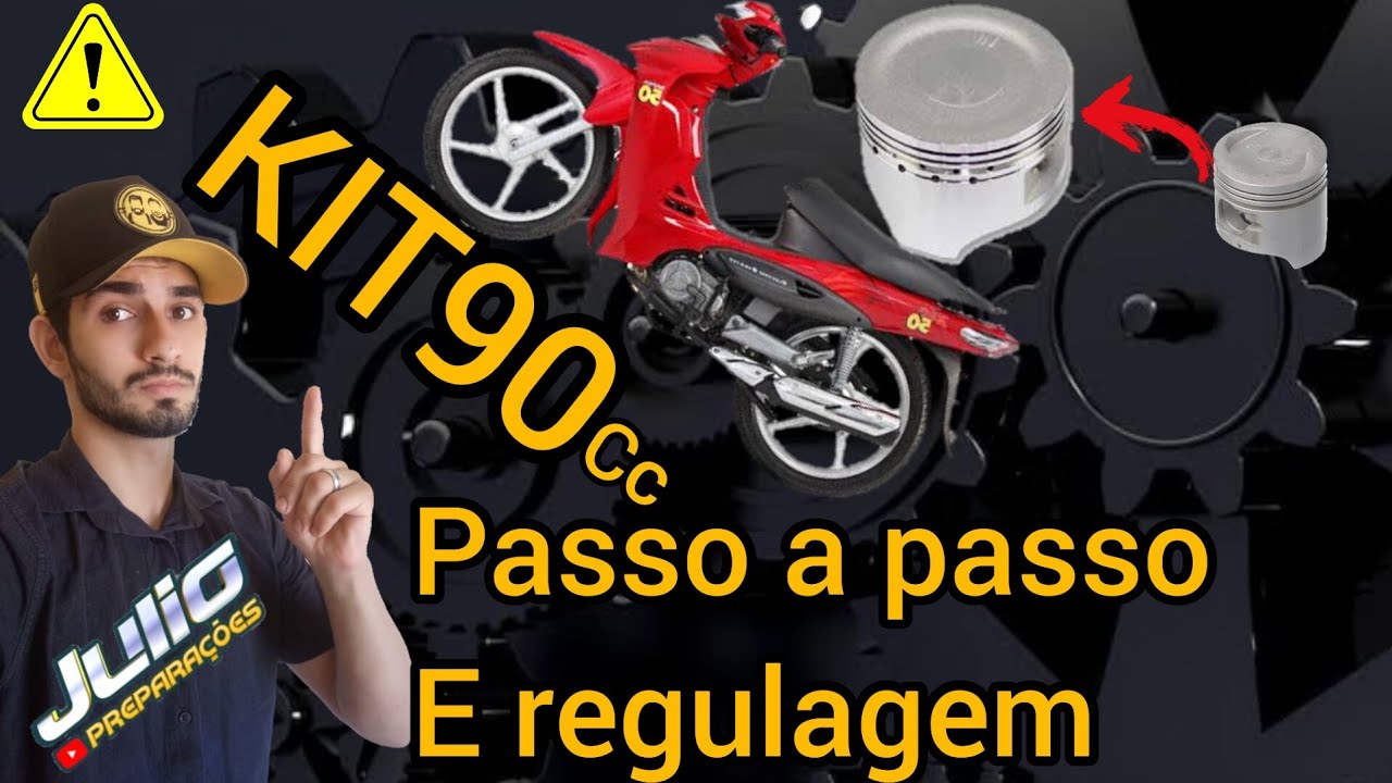 Como Montar Kit90cc na cinquentinha
