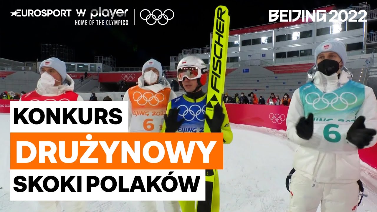 🇵🇱 STOCH, ŻYŁA, KUBACKI, WĄSEK - WSZYSTKIE skoki POLAKÓW | Konkurs drużynowy | Pekin 2022