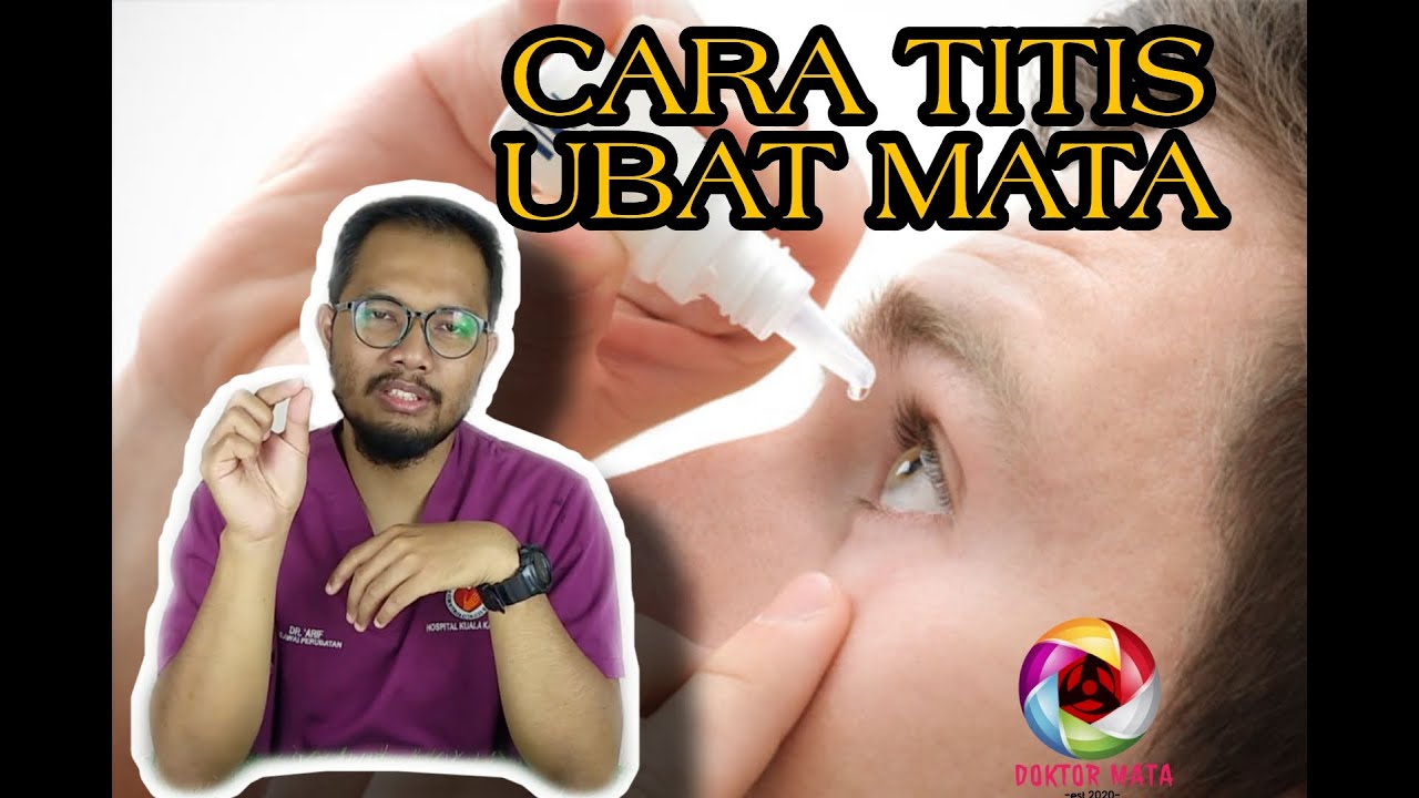 Doktor Mata : Cara titis ubat mata