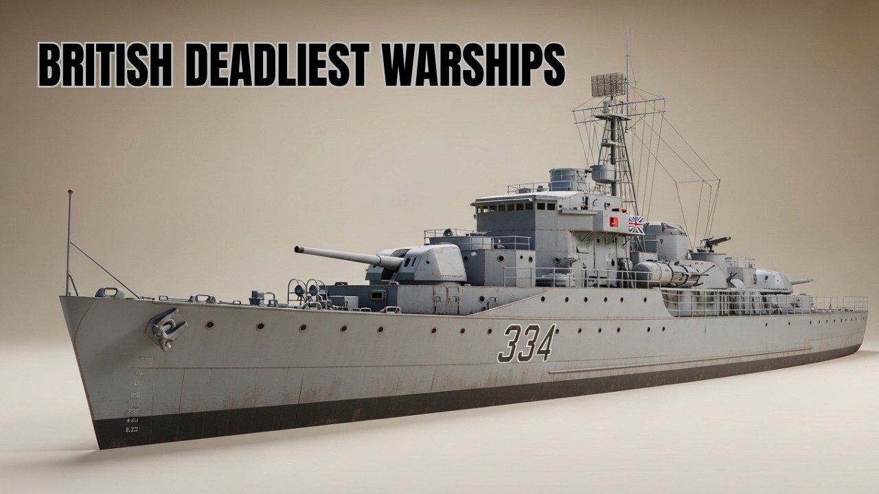 Every British Deadliest Warships Used in WWII (Empire at Sea)