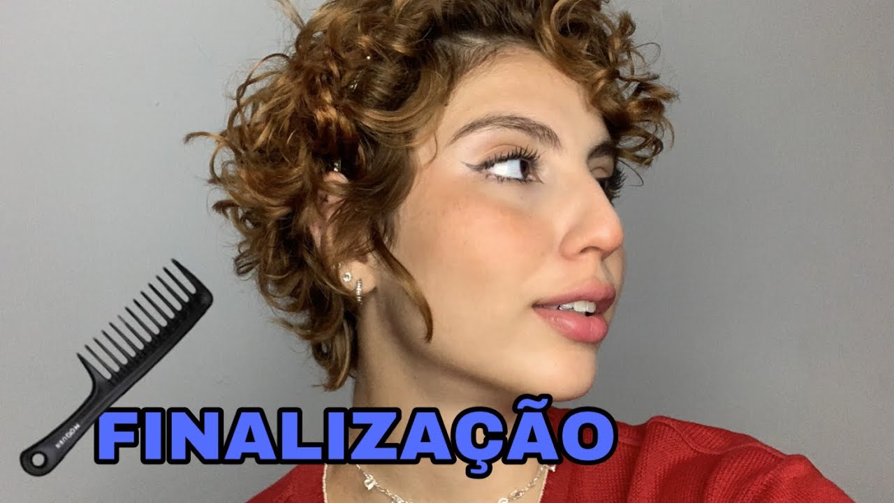FINALIZAÇÃO ATUALIZADA PARA CABELO CACHEADO CURTO (corte pixie)