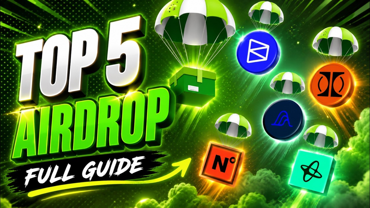 Top 5 Crypto Airdrops 2026 You Can't Afford to Miss | Full Guide